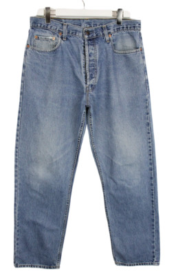 Levi's 618 02 Herrenjeans W36/L32 Straight Fit Knopf Fly Fade Effekt Denim