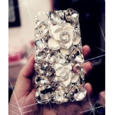 Handmade Luxury Bling Diamonds Rhinestone Crystals Phone Case for Google Samsung