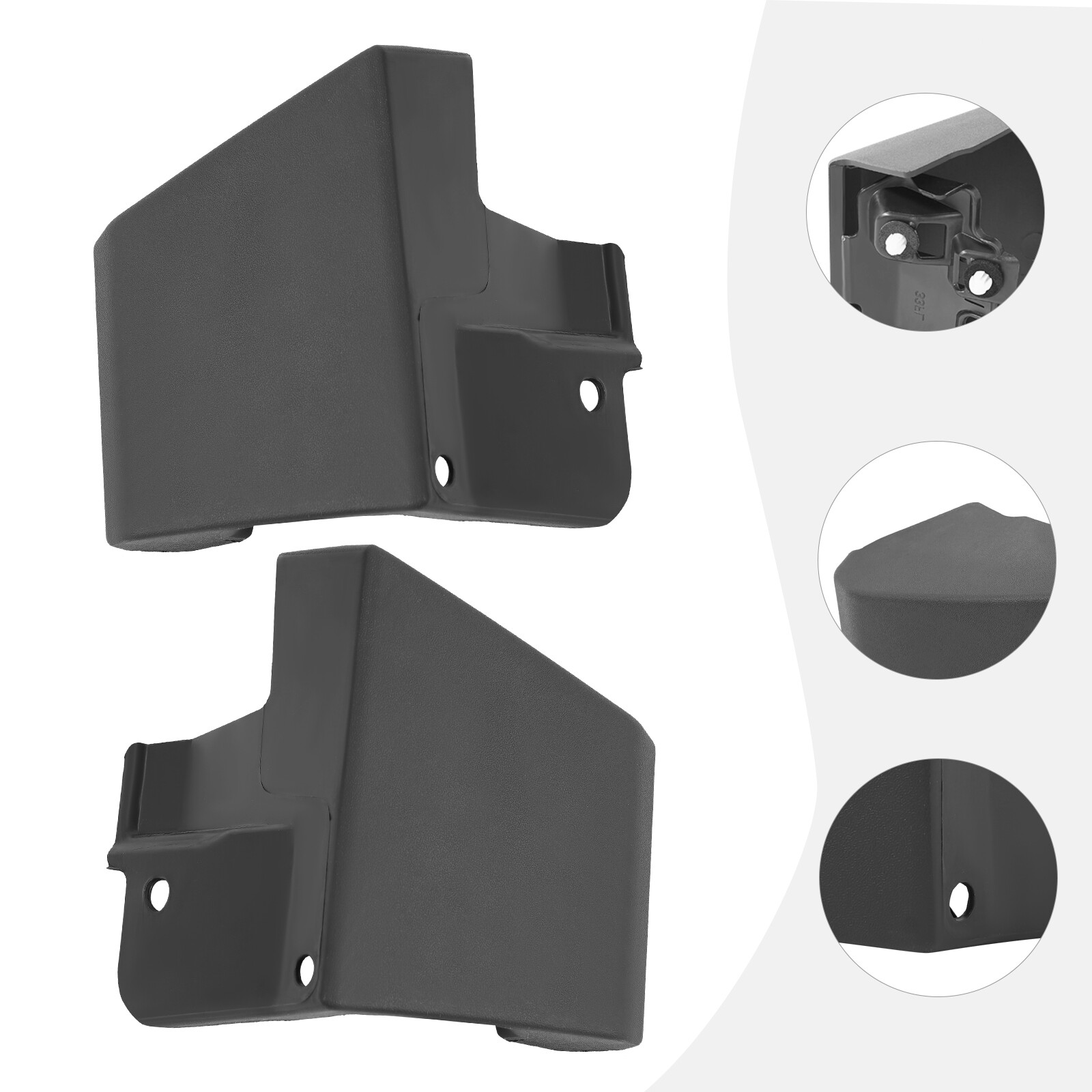 Left & Right Side Front Lower Wheel Arch Trims for 2019-2021 Toyota RAV4