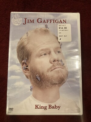 JIM GAFFIGAN KING BABY DVD NEW LIVE IN CONCERT COMEDY MOVIE AUSTIN TEXAS 2009