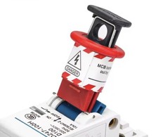 Wide Pin Mini Circuit Breaker Lockout Lock Off MCB Push Pin Device 