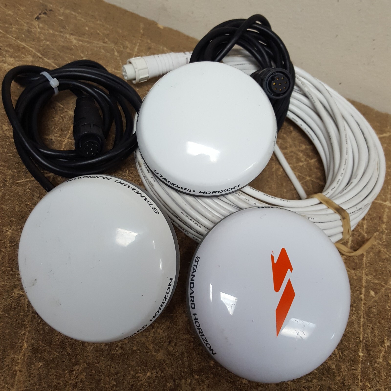 Set of 3 Standard Horizon (2) SCU30 Base Stations, (1) Smart GPS