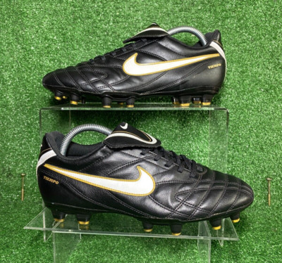 Half Pro 2010 Nike Tiempo Mystic III Natural FG Leather R10 Ronaldinho 8.5 US