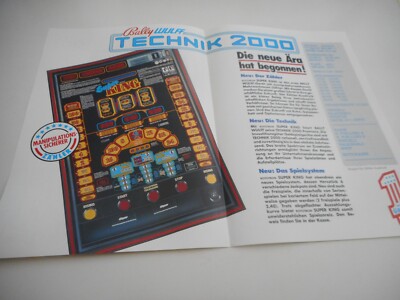Flyer für Bally Wulff Geldspieler Super King