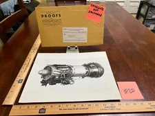 1960s PRATT AND WHITNEY ENGINE PROOF/PHOTO 11X14 (SOUTHERN N.E. TOPOGRAPHIC) #20