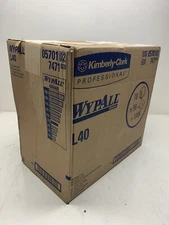 WypAll L40 Wipers / Box of 1008 Wipes, 18 Packs, 56 Wipes per pack, 12.5 X 12