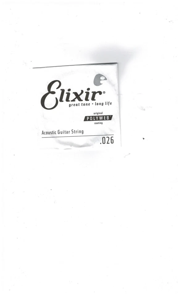 Une Corde Tirant 026 Elixir Polyweb Acoustic pour guitare Acoustique - Photo 1/1