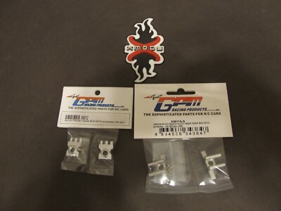 ***XMODS GEN 1 GPM ALUMINUM FRONT & REAR GEAR BOXES XM012 & XM013 SILVER NEW ***
