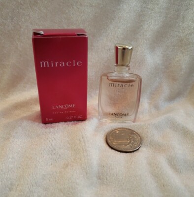 2x LANCOME Miracle Eau de Parfum EDP perfume splash 0.16 fl oz 5