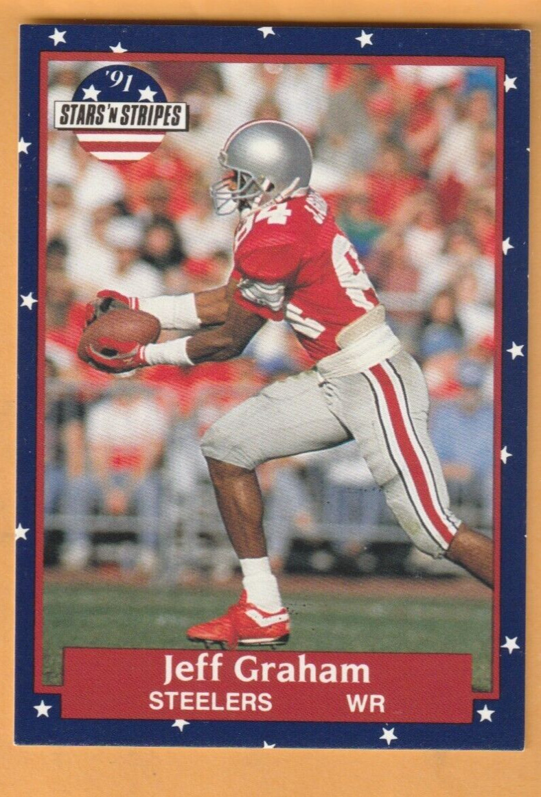 Jeff Graham Ohio State Buckeyes 1991 Fleer Stars and Stripes #126 Kettering OH