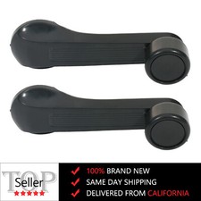Set2 Manual Window Winder Crank Door Handle Knob For 1984-2000 Honda Civic