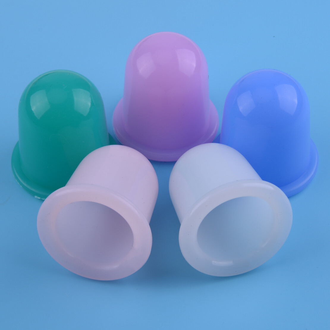 Neu Schröpfen Silikon Schröpfgläser Cupping Cup Vakuum Schröpfkopf Massage Cup