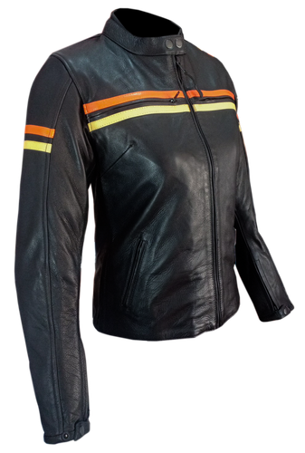 Giubbotto moto in pelle da donna Stechmoto ST1760 Vintage Custom \u0026 Café  Racer | eBay