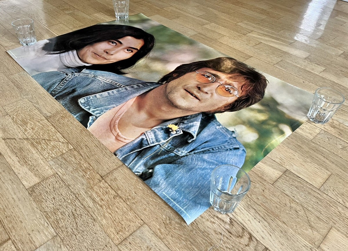 John Lennon Yoko Ono 1978 Beatles PACE 97/P3308 Giant Poster