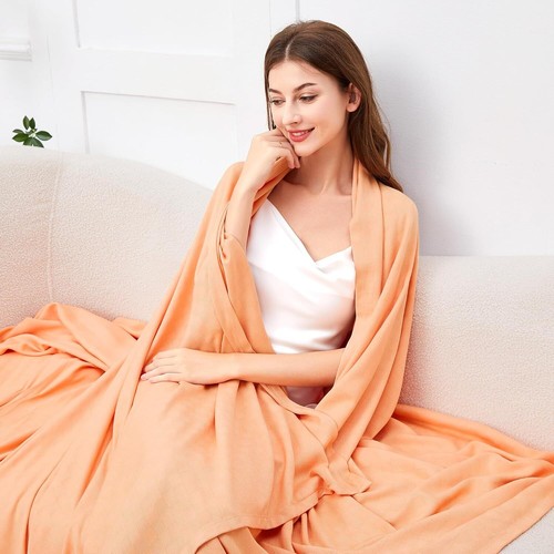 Best Cooling Blanket No Night Sweat Hot Sleepers Breathable Summer Bed Comforter - Picture 94 of 116