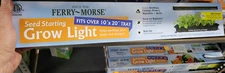 Ferry Morse Seed Starting Grow Light with T5 Bulb Fits 10" x 20" Tray FREE SHIP!