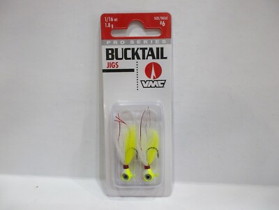 VMC Pro Series Bucktail Jigs 1/16 ounce Choose your Colors!