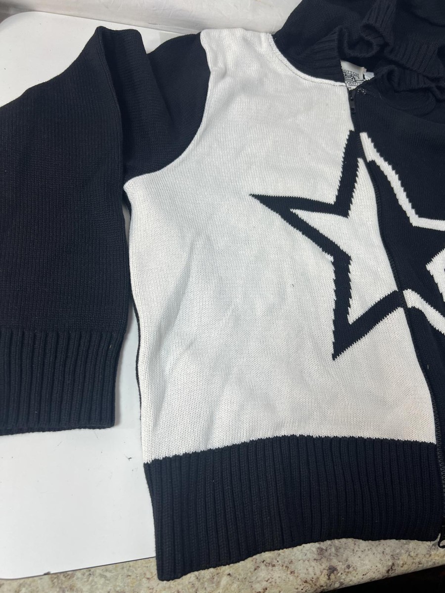 Cotton Country XL TG Hooded Sweater with Star Design NWT View 3