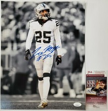 LAS VEGAS RAIDERS TREVON MOEHRIG AUTOGRAPHED 11x14 PHOTO JSA COA