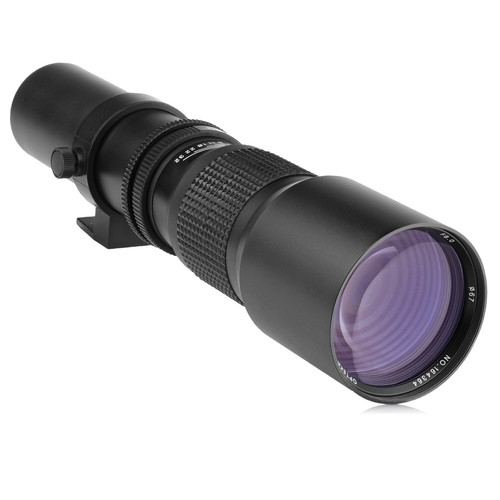 Opteka 500mm Telephoto Lens for Sony E Alpha a6600 a6500 a6400 a6300