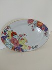 IMPERIAL LEAF China Tobacco Leaf Serving Platter Oval Porcelain Gold Trim 14"