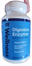310 Digestive Enzymes WELLNESS - 90 CAPS   EXP : 09 /  2025