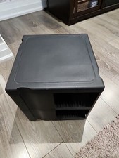 Alpha 96 Disc CD Capacity Black Spinning Rotating Storage Rack Box  SHIPS ASAP!