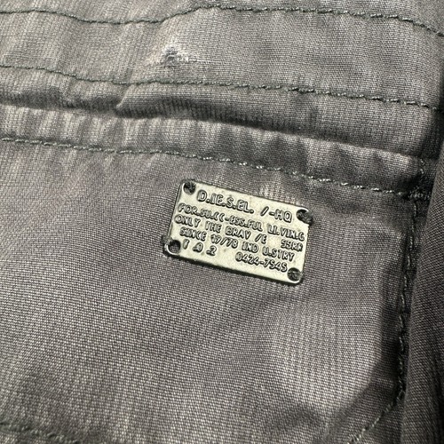 Diesel Industry Men’s Military Utility Jacket Multi-Pockets Dark Navy Size M - Picture 5 of 18