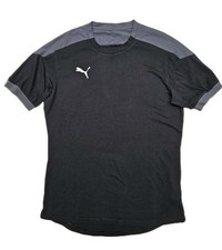 Puma Team Final 21 Football Shirt L Black Training Jersey Mens