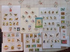  Lot timbres du monde sur les oiseaux. Bel ensemble Timbres oblitérés en parfait