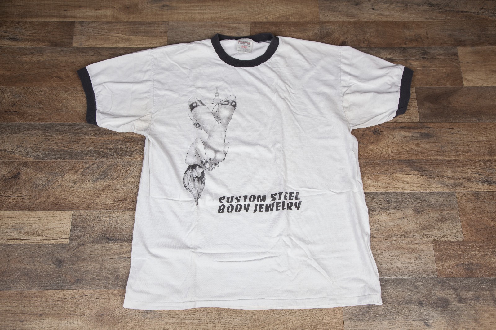 Camisa Joyería Cuerpo Acero Personalizada Vintage Retro Clásica Talla XL USADA EN EXCELENTE ESTADO