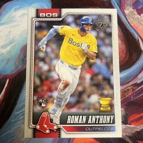 2026 Topps Series 1 ROMAN ANTHONY SUPER BOX IMAGE VARIATION Companion Card
