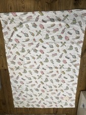 Vintage Cath Kidston bathroom boudoir pattern bath sheet Towel rare 100% cotton