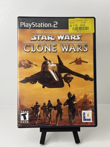 Star Wars The Clone Wars (PlayStation 2 PS2) Complete Preowned - Picture 1 of 3