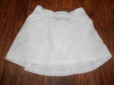 All In Motion girls tennis skirt skort size S small 6 / 7 MINT white