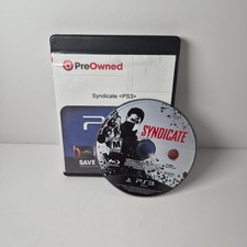 Syndicate PS3 Disc Only in GameStop Case Tested Working