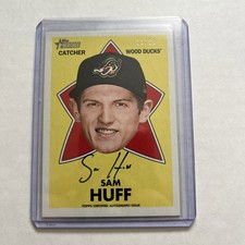 SAM HUFF 2020 Topps Heritage Minor 1971 All Star Rookies Auto Prospect RC /50
