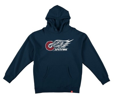Spitfire Wheels Classic Wing Navy Blue Hoody Sweatshirt