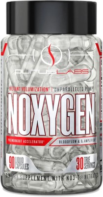 Purus Labs NOXygen Liquid Capsules Pre-Workout Accelerator | Nitric Oxide... 