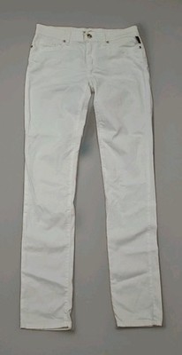 Versace Jeans Damen Skinny Slim Jeans Weiß  Stretch Baumwolle