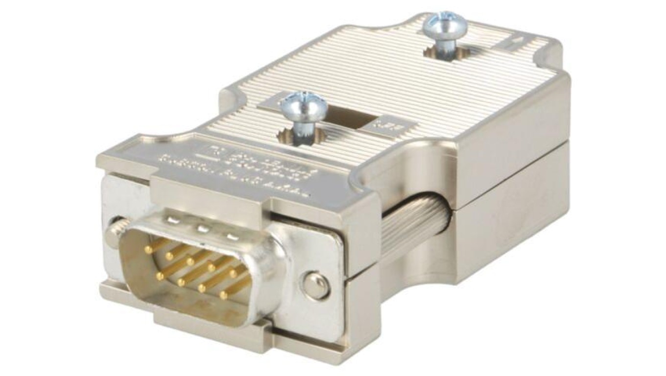 D-Sub, Il. PINs: 9, Straight, Screw Terminal, for Cable 2744380