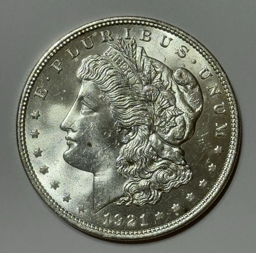 1921 Morgan Silver Dollar (90% Silver) ~ MS+