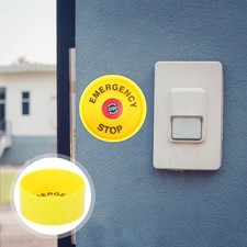  Car Push Start Button Cover Switch Protector Emergency Stop Label