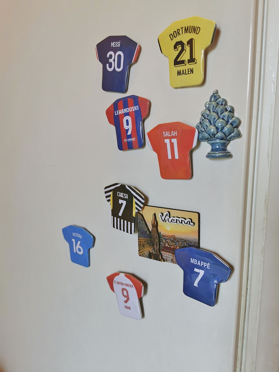 Calamita Da Frigo In Vetro Personalizzata Hamilton Academical - Unigift, 7x5x0,5 Cm, Regalo Personalizzato Con Nome E Messaggio - 3