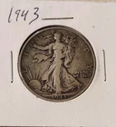 1943 Walking Liberty Half Dollar Nice Coin 90% SILVER
