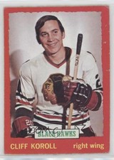 1973-74 O-Pee-Chee Dark Back Cliff Koroll #28 0hx5