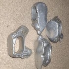 4 Table Set Country Farm Animal Metal Napkin Holders Duck Chicken Hen Rabbit Pig — photo 8