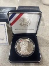 2009 P Abraham Lincoln Commemorative Silver Dollar Coin Uncirculated with COA