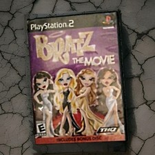 Bratz: The Movie (Sony PlayStation 2 PS2, 2007, Black Label) Complete in Box CIB