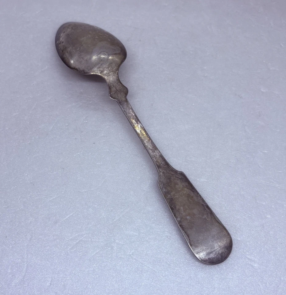 Very Rare Vautrot & Son Silver Dinner Serving Spoon 8.5” Engraved “Lucy” 29 - Image 4 of 4